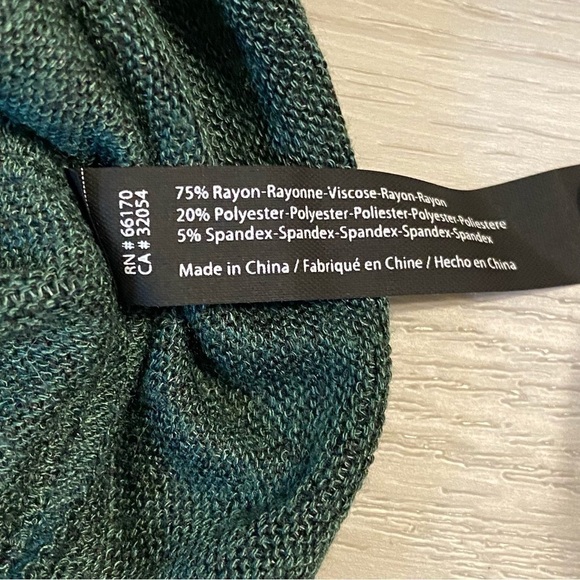 Urban Outfitters Out From Under Crop Long Sleeve Half Zip Blue Stripe Collar, M - Picture 5 of 10